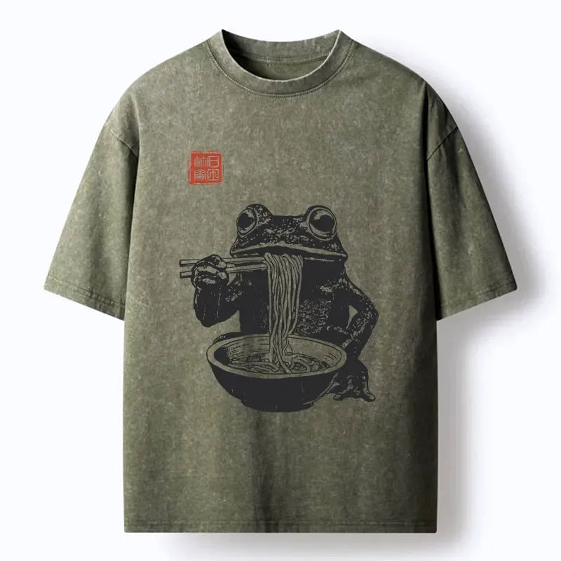 Funny Frog Japan T-Shirt on Sale