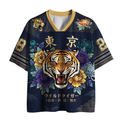 Kyoto-Lion Roaring Tiger Mesh Jersey