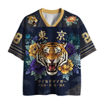 Kyoto-Lion Roaring Tiger Mesh Jersey
