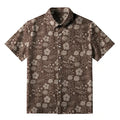 Unisex Mocha Floral Shirt for Daily Wear