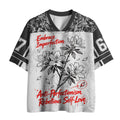 Kyoto-Lion Imperfectionism Flowers Mesh Jersey