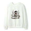 Vintage Waffle Sweatshirt for Vacation