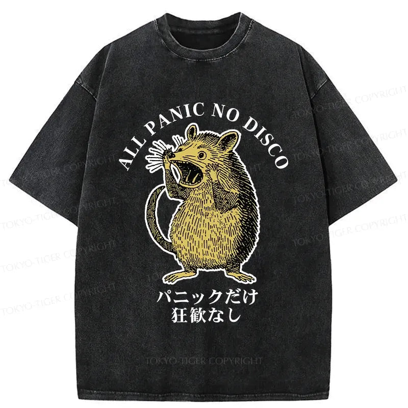 Kyoto-Lion washed t-shirt for men
