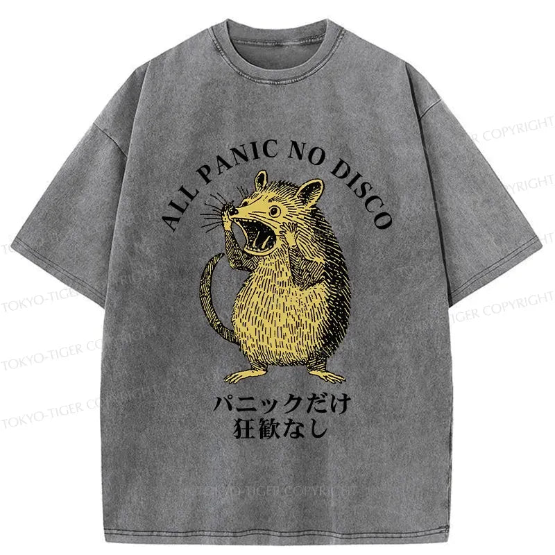 Kyoto-Lion washed t-shirt for men