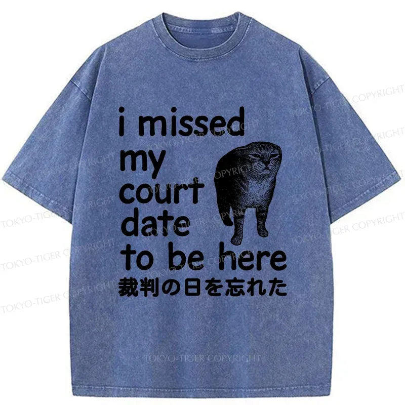 Funny forgetful cat t-shirt for daily wear