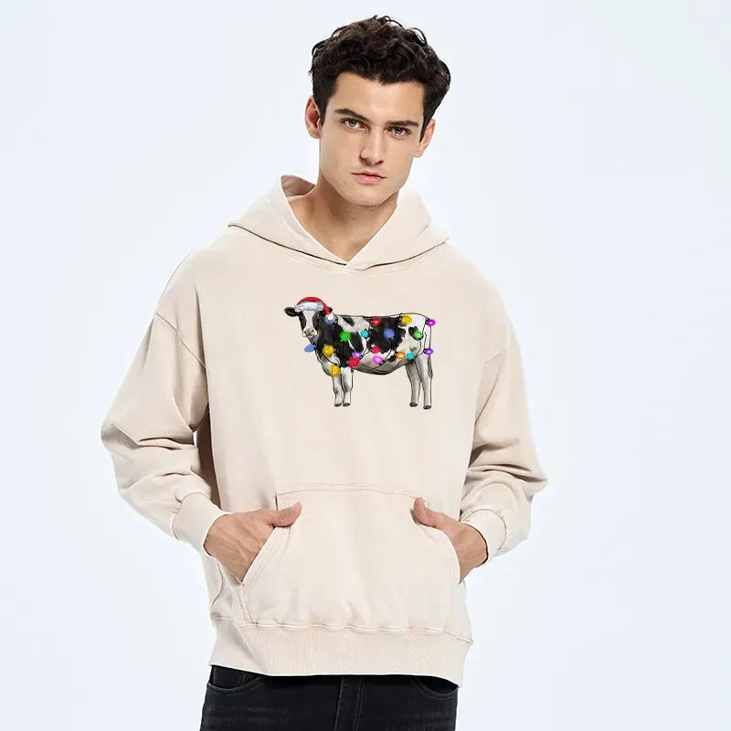 Japanese Cow Hoodie for Christmas Gift