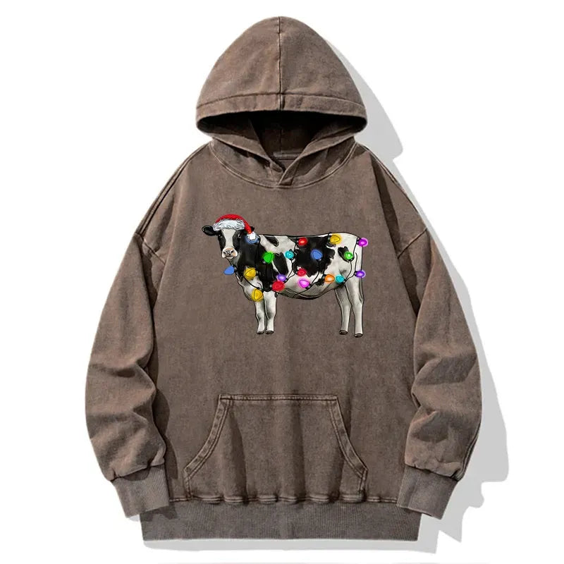 Japanese Cow Hoodie for Christmas Gift