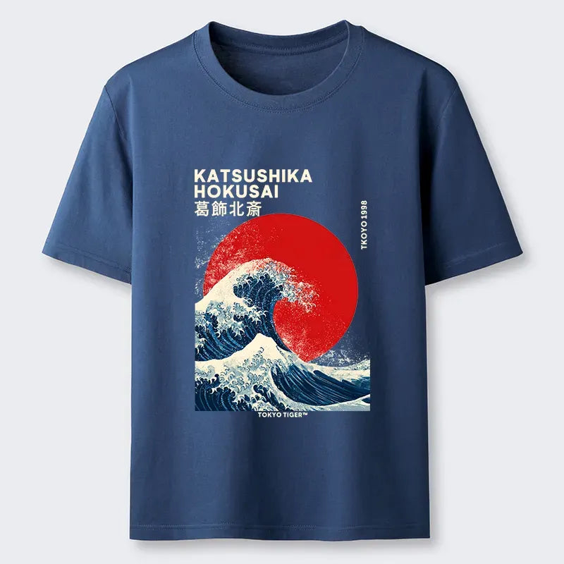 Japanese Ukiyo-e Classic T-Shirt for Summer