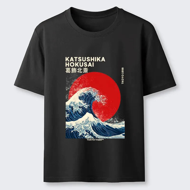 The Great Wave Unisex Cotton T-Shirt