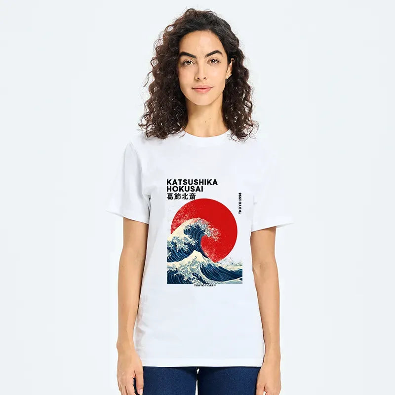 The Great Wave Unisex Cotton T-Shirt