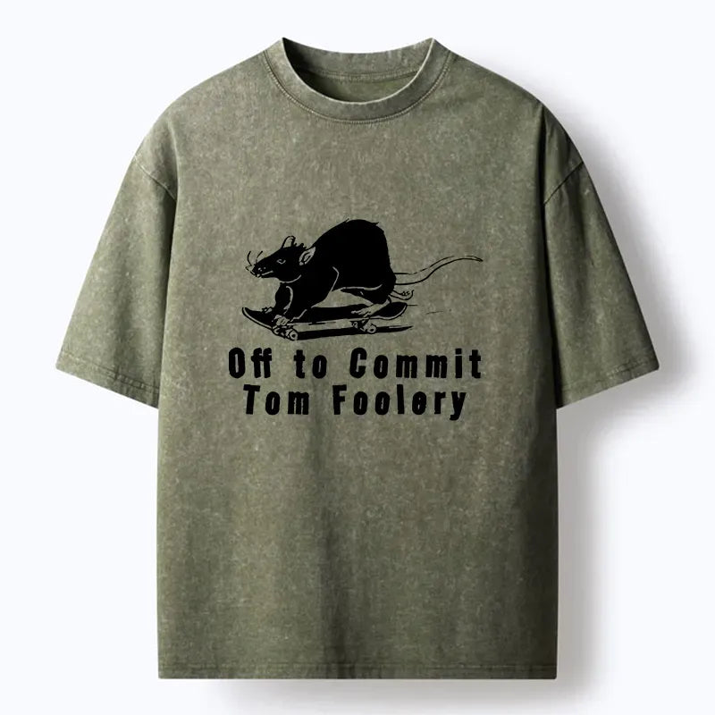 Washed Unisex T-Shirt for Summer Vacation
