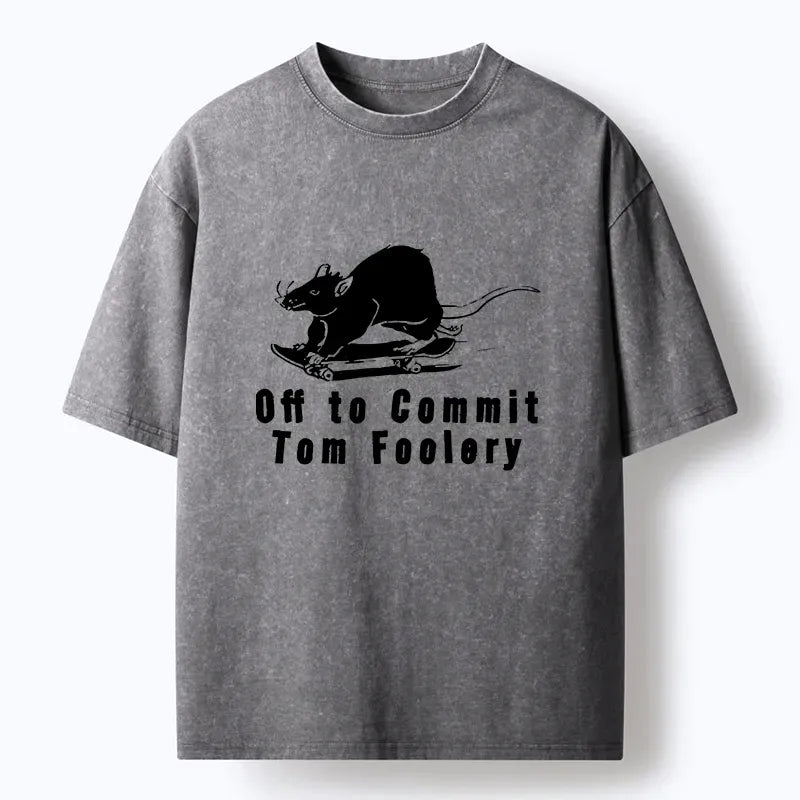 Washed Unisex T-Shirt for Summer Vacation
