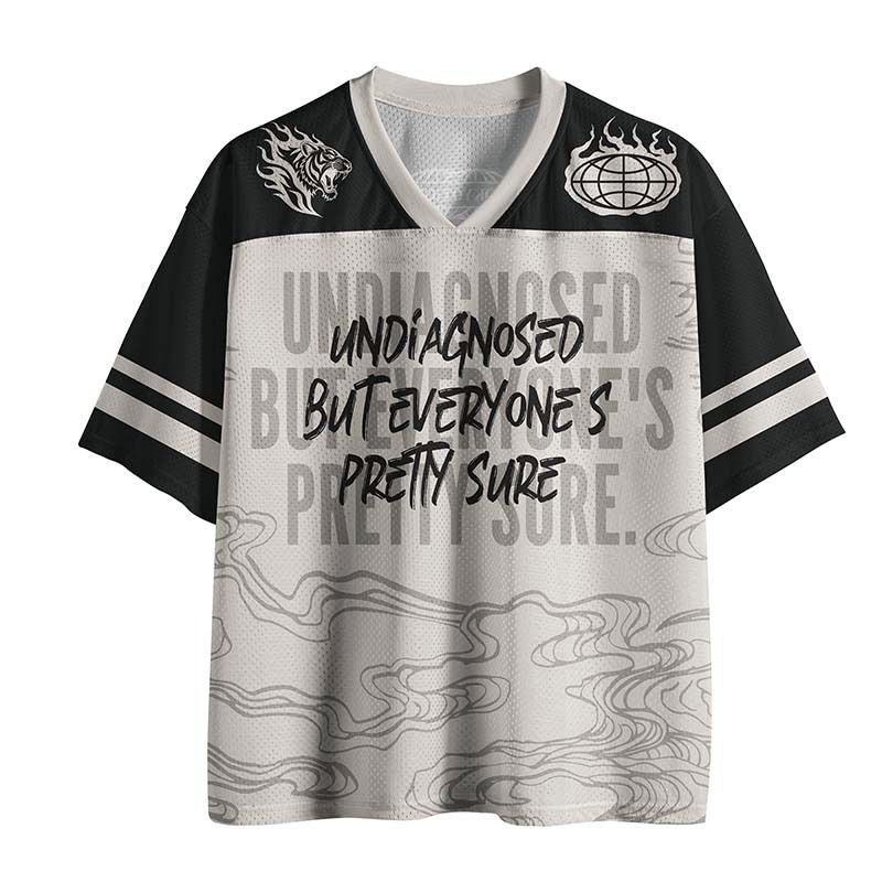 Kyoto-Lion Self-diagnosed Illness Funny Mesh Jersey