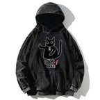 kyoto lion washed hoodie free shipping