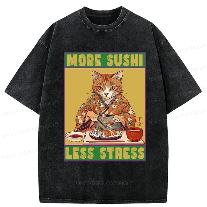Japanese Vintage Washed T-Shirt for Daily Wear