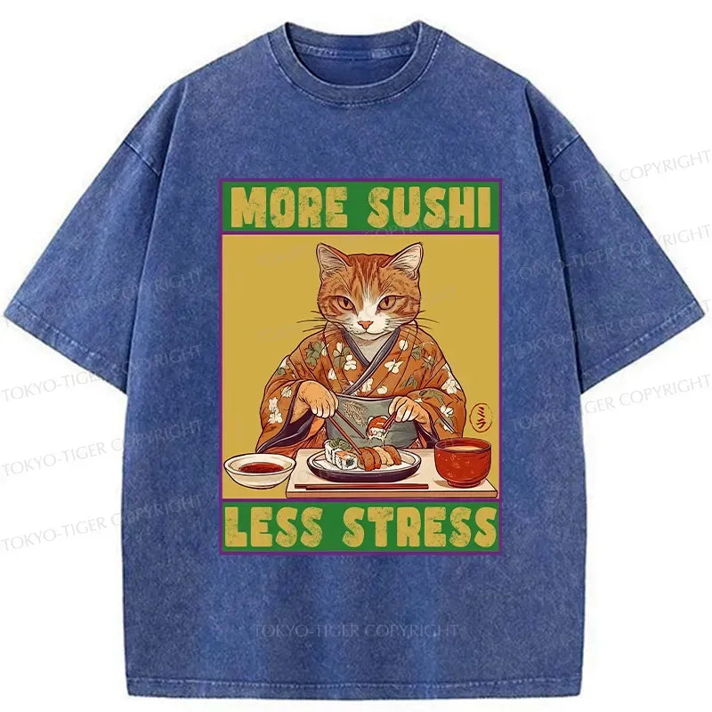 Japanese Vintage Washed T-Shirt for Daily Wear