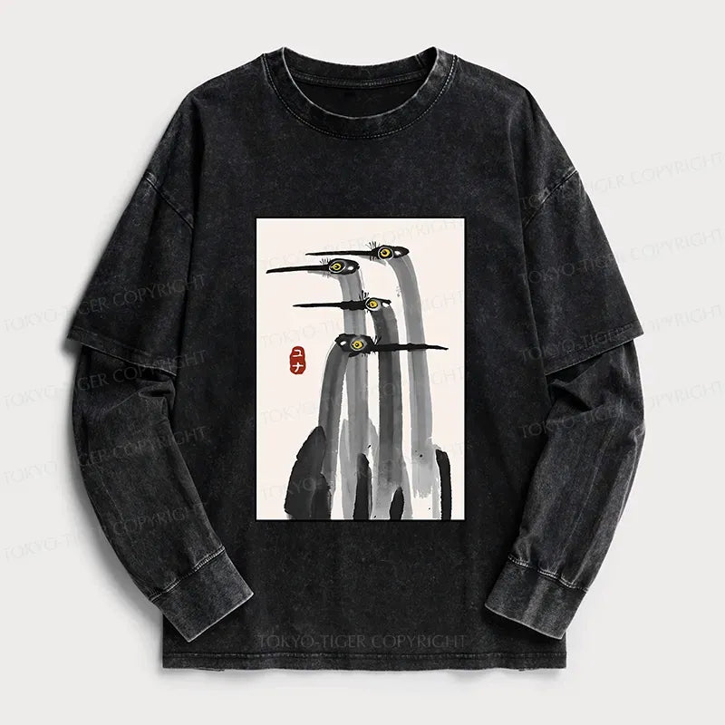 Kyoto Lion Ukiyo-e T-Shirt for Streetwear