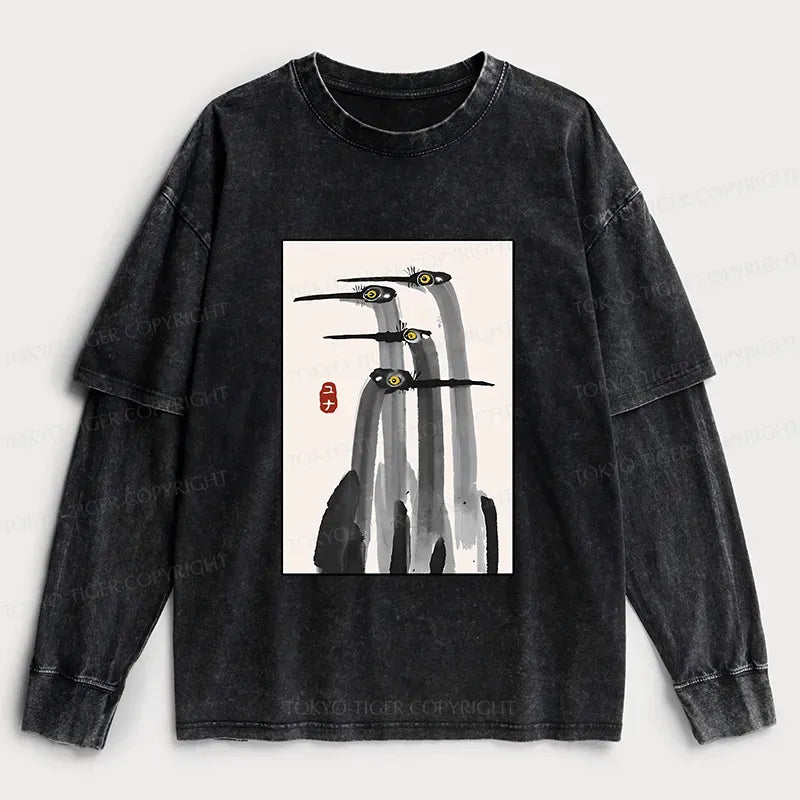 Kyoto Lion Ukiyo-e T-Shirt for Streetwear