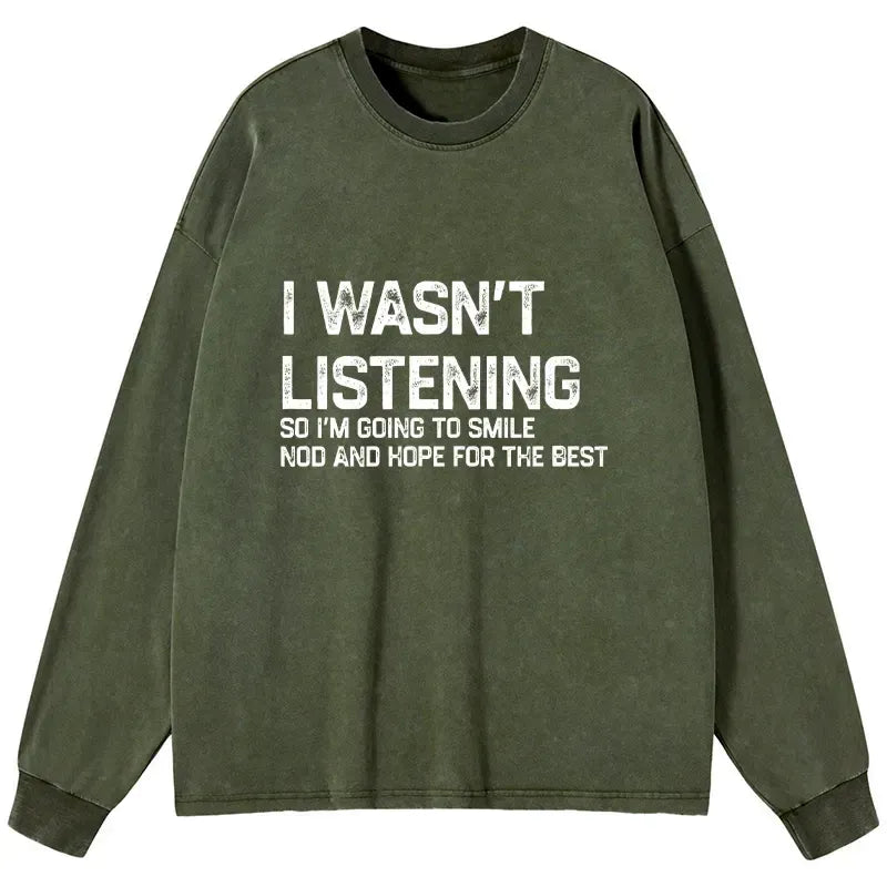 kyoto lion washed long sleeve t-shirt