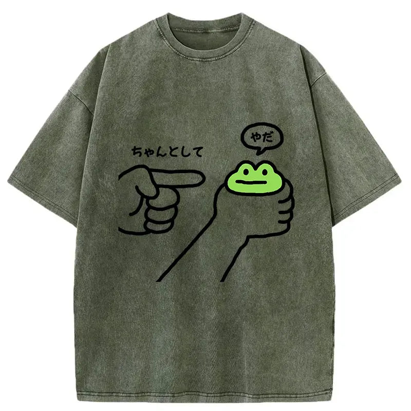 kyoto lion unisex washed t shirt