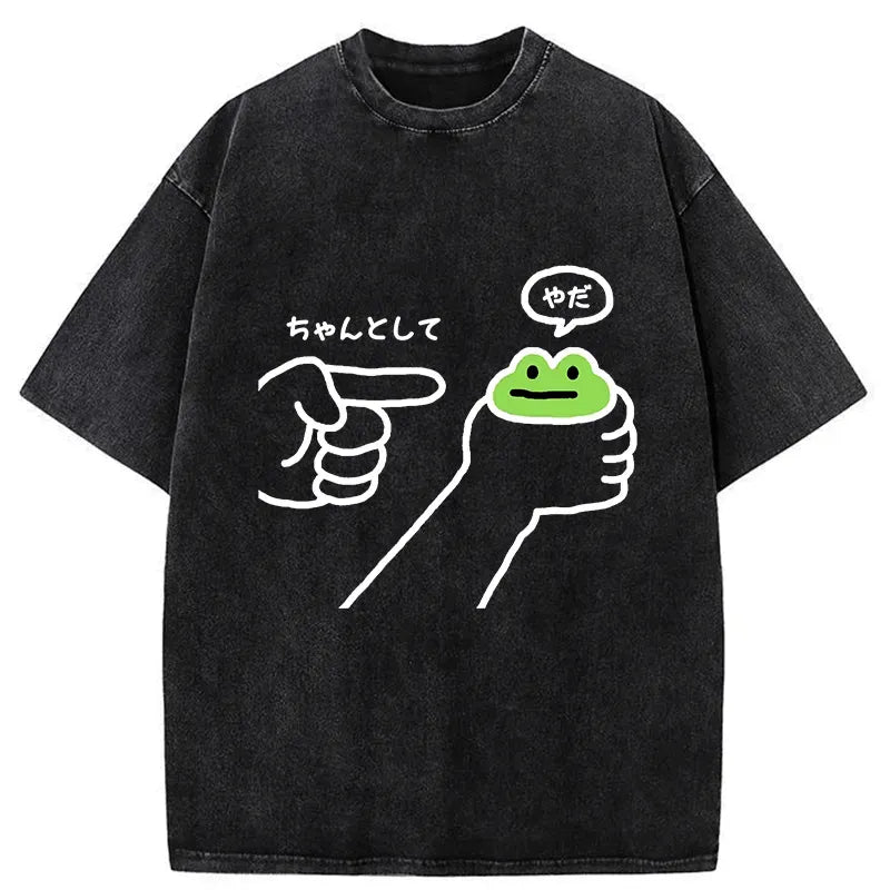 kyoto lion unisex washed t shirt