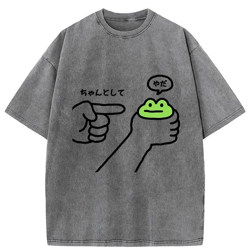 dishonest frog japanese t shirt
