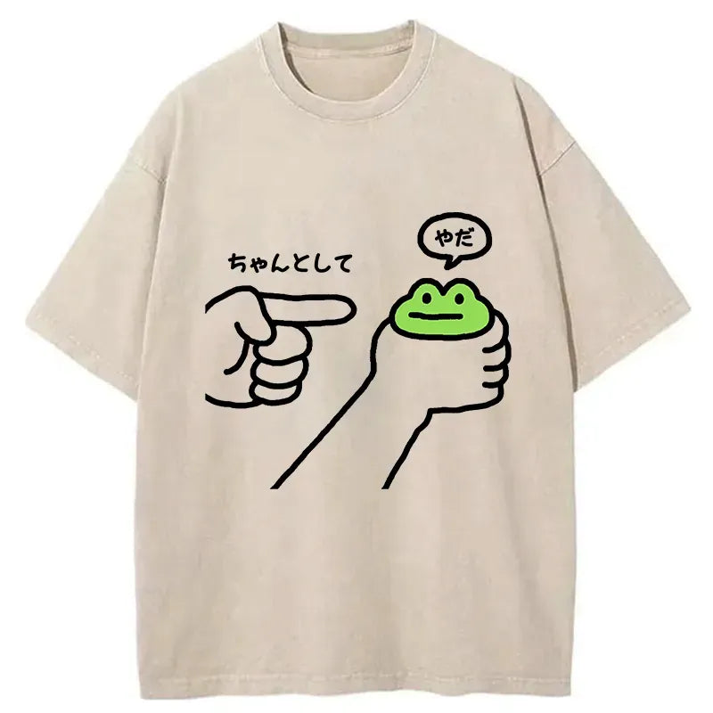 dishonest frog japanese t shirt