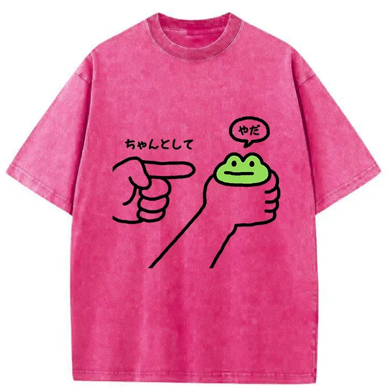 dishonest frog japanese t shirt