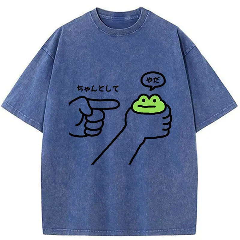 dishonest frog japanese t shirt