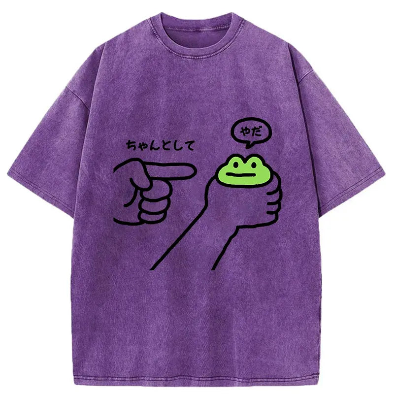 japanese frog t shirt gift idea