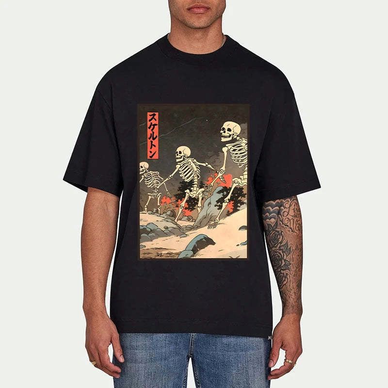 japanese skeleton streetwear best seller