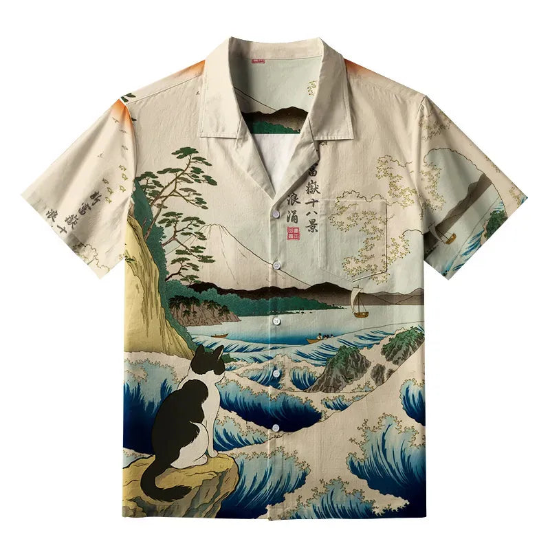 Unisex Japanese Cat Shirt Best Seller