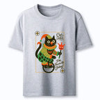 Japanese Cat T-Shirt for Daily Wear