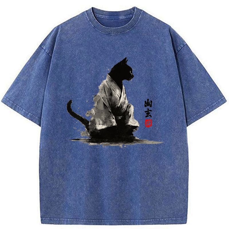 Kyoto-Lion Depths Of Stillness Washed T-Shirt