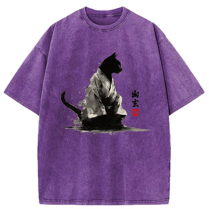 Kyoto-Lion Depths Of Stillness Washed T-Shirt