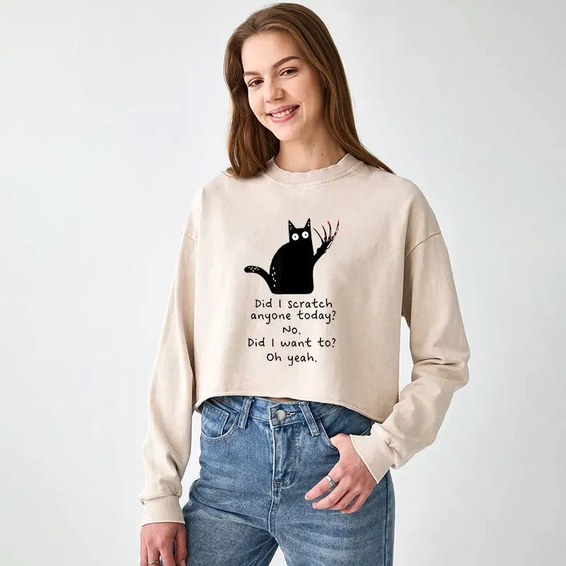 Best Seller Japanese Crop Sweatshirt for Streetwear