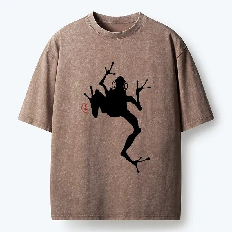 Japanese frog t-shirt for daily wear