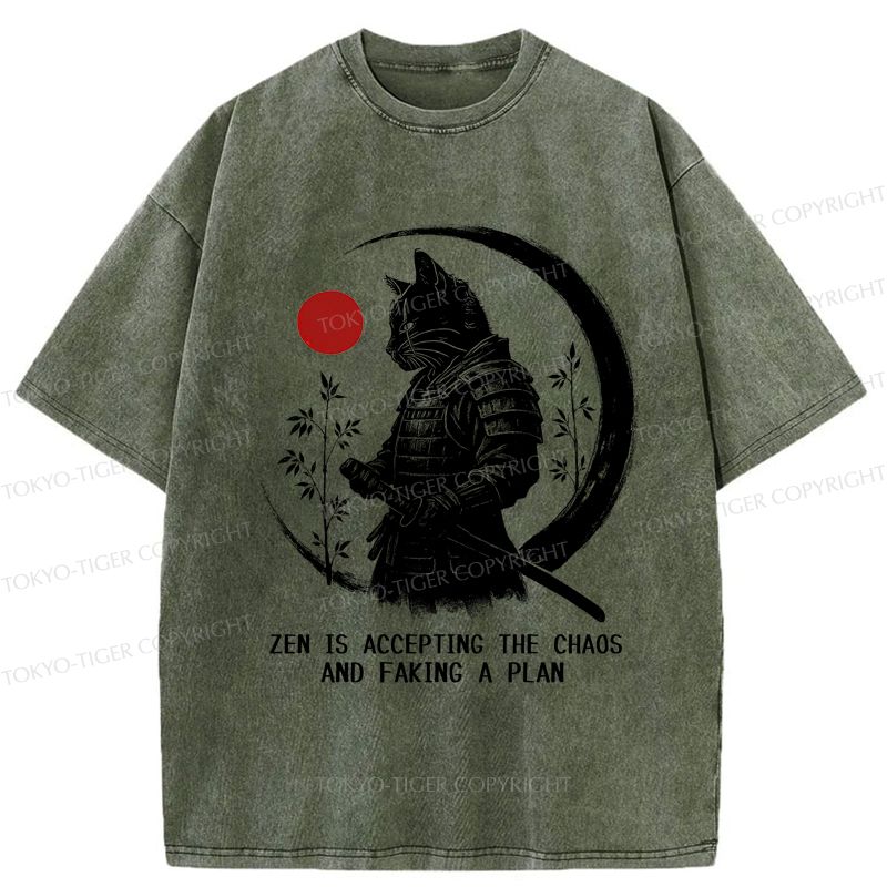 Kyoto Lion Unisex Cotton T-Shirt for Street Style