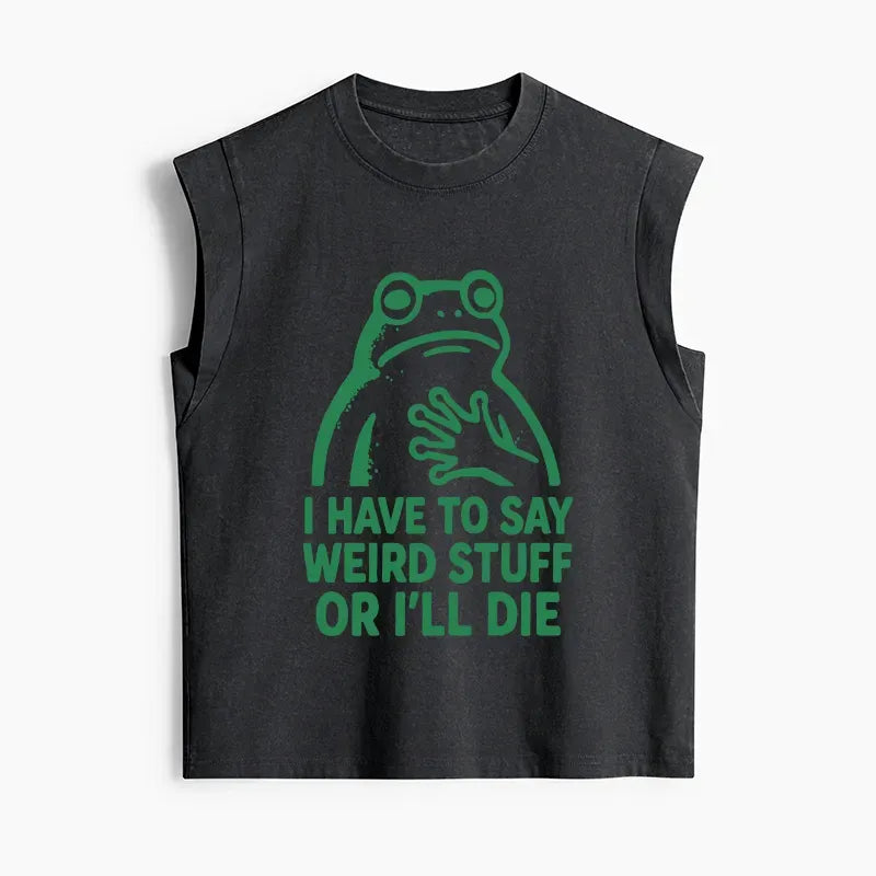 Funny Frog Tank Top Gift for Her