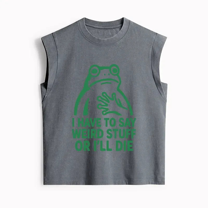 Funny Frog Tank Top Gift for Her