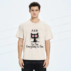 Vintage Cat T-Shirt for Everyday Wear