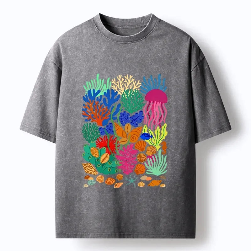 Bright Sea Garden Unisex T-Shirt