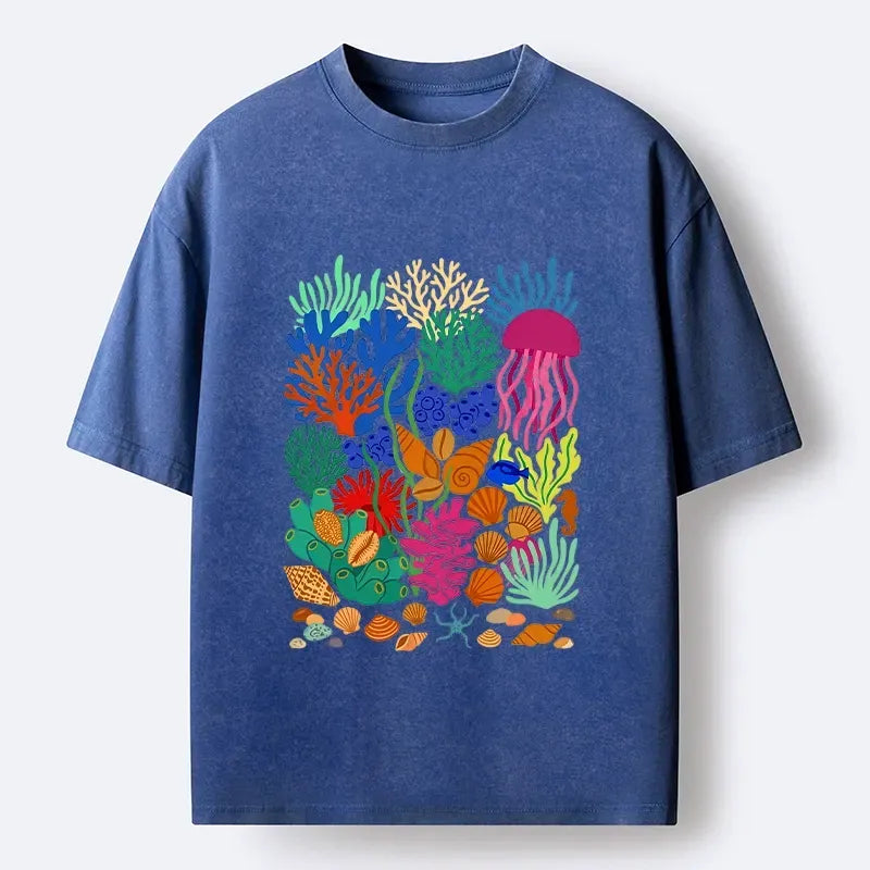 Bright Sea Garden Unisex T-Shirt