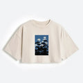 Japanese Art Crop Top for Women
