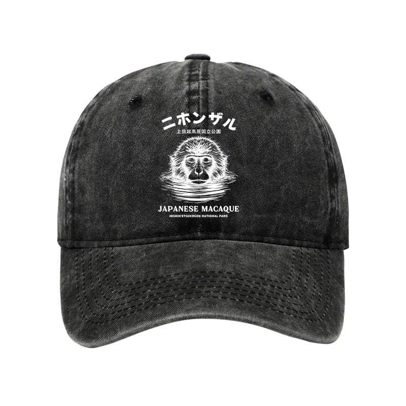 Japanese washed cap for daily wear