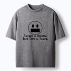 Vintage Japanese Silver Washed T-Shirt