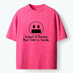 Kyoto-Lion Duct Tape Is Silver Washed T-Shirt