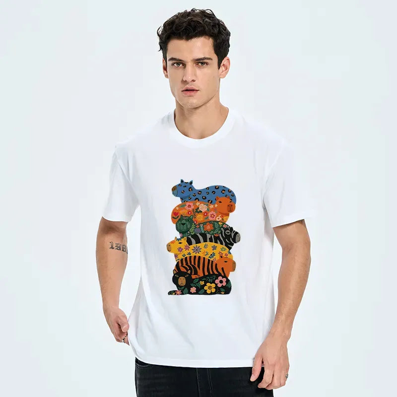 Japanese Style Capybara T-Shirt Gift Idea