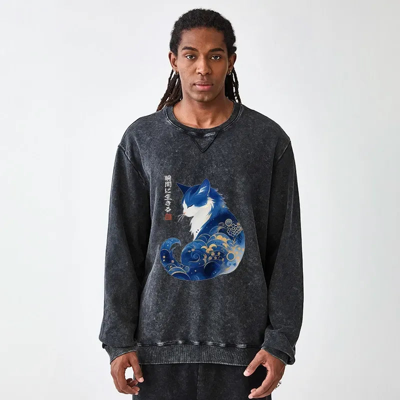 unisex japanese style sweatshirt
