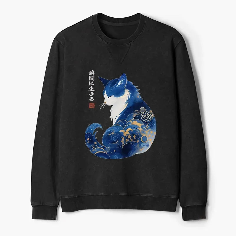 washed terry sweatshirt on sale